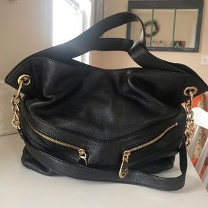 Michael Kors Black Leather Bag